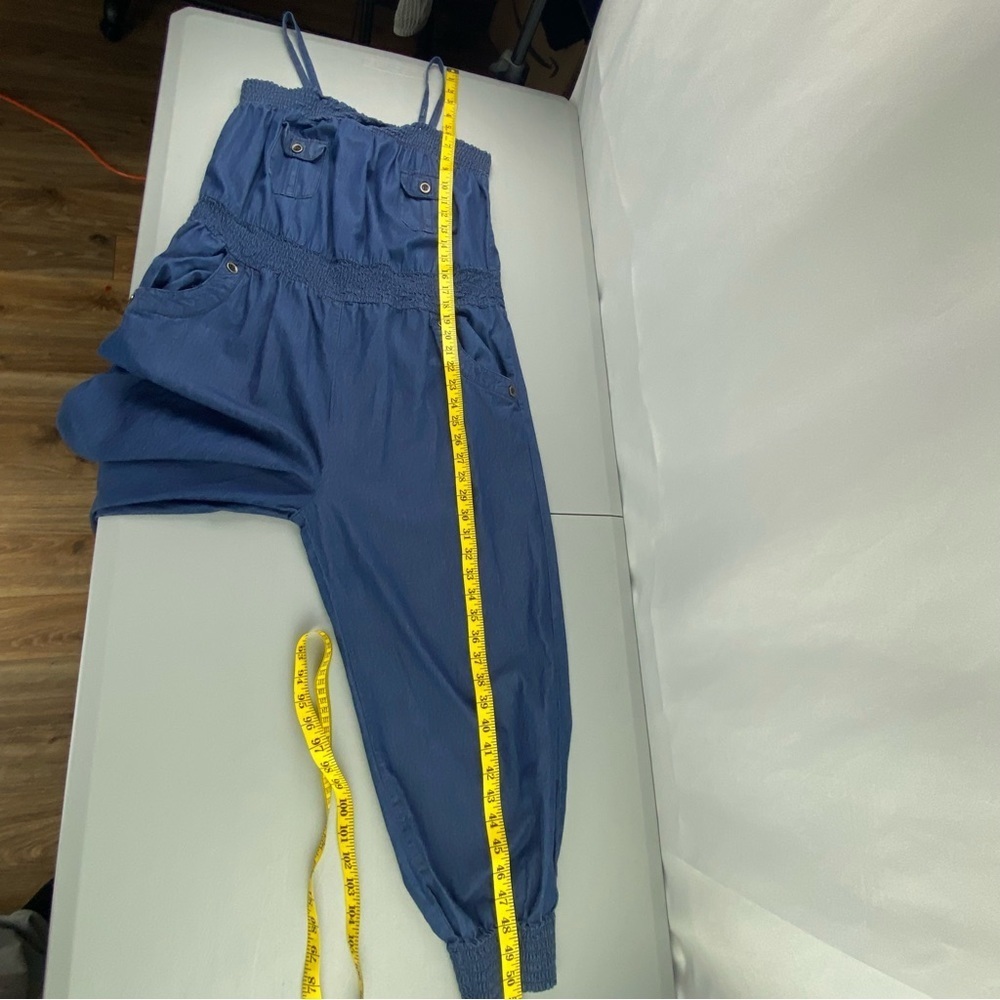 I.Q. denim cotton jumpsuit women's size large - Picture 11 of 16